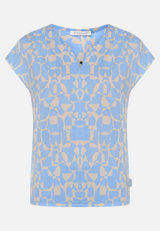 Blusenshirt mit Gummizug / Vorderseite