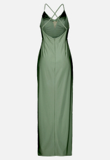 Abendkleid figurbetont / Rückseite
