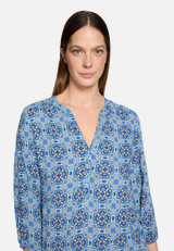 Casual-Bluse mit Muster / Detailbild