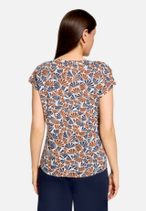 Casual-Shirt mit Tunnelzug / Modellfoto Rückseite