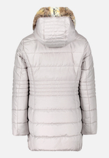 Outdoorjacke mit abnehmbarer Kapuze / Rückseite