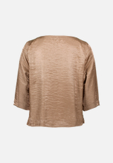 Bluse mit Knittereffekt / Rückseite