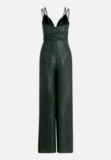 Jumpsuit mit Glanzeffekt / Rückseite
