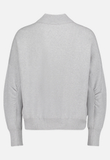 Strickpullover mit Rundhalsausschnitt / Rückseite