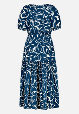 Maxikleid kurzarm / Rückseite