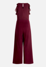 Jumpsuit mit Volant / Rückseite