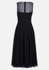 Cocktailkleid figurbetont / Rückseite