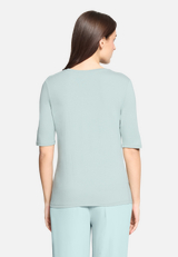 Basic Shirt kurzarm / Modellfoto Rückseite