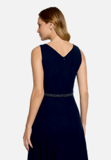 Abendkleid mit Plissee / Detailbild