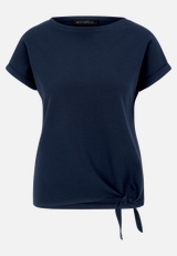 Halbarm-Shirt mit Schleifenknoten / Vorderseite