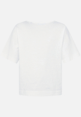 Baumwoll-T-Shirt   mit Stickerei / Rückseite