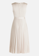 Chiffonkleid mit Plissee / Rückseite