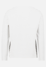 Sweatshirt mit U-Boot-Ausschnitt / Rückseite