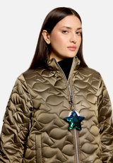 Steppjacke mit Eingrifftaschen / Detailbild