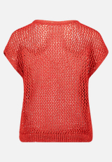 Strickpullunder mit Effektgarn / Rückseite
