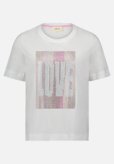 Kurzarm-Shirt mit Rundhalsausschnitt / Vorderseite