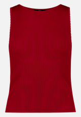 Stricktop  mit U-Boot Ausschnitt  / Vorderseite