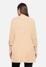 Blazer-Jacke ohne Verschluss / Modellfoto Rückseite
