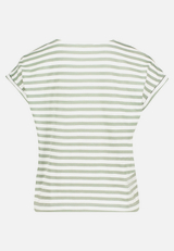 Ringelshirt mit Rundhalsausschnitt / Rückseite