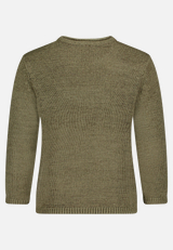 Strickpullover mit 3/4 Arm / Rückseite