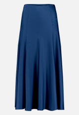 Satinrock  Maxi mit Gummibund  / Vorderseite