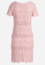 Spitzenkleid kurzarm / Rückseite