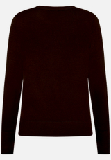 Basic-Pullover  mit Rundhalsausschnitt  / Rückseite