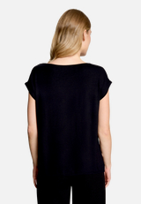 Shirt  mit Print und Rundhalsausschnitt  / Modellfoto Rückseite