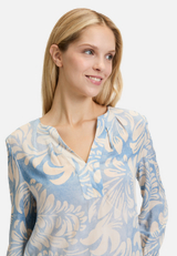 Casual-Bluse mit Gummizug / Detailbild