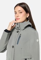 Sommerjacke mit abnehmbarer Kapuze / Detailbild