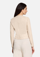Blazer-Jacke mit Reißverschluss / Modellfoto Rückseite