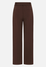 Hose mit Stoffgürtel  / Rückseite