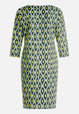 Casual-Kleid mit Muster / Rückseite