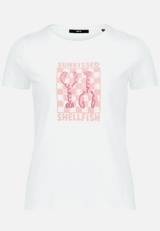 T-Shirt mit Frontprint / Vorderseite