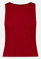 Stricktop  mit U-Boot Ausschnitt  / Vorderseite