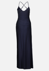 Abendkleid figurbetont / Rückseite