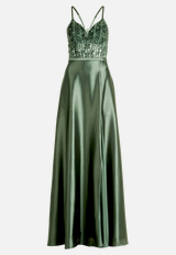 Abendkleid mit Stickerei / Vorderseite