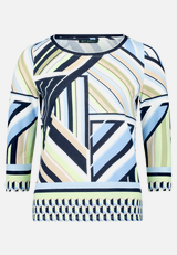 Basic Shirt mit Print / Vorderseite