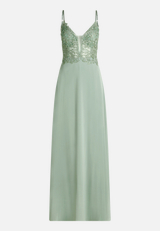Abendkleid mit Stickerei / Vorderseite