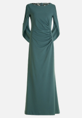 Abendkleid mit Spitze / Vorderseite