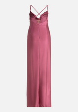 Abendkleid figurbetont / Rückseite