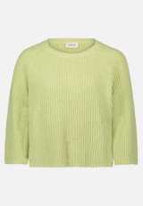 Strickpullover mit Rundhalsausschnitt / Vorderseite