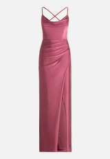 Abendkleid figurbetont / Vorderseite