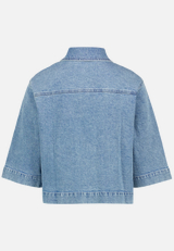 Blazer-Jacke im Jeans-Look / Rückseite