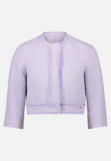 Bolero-Jacke mit aufgesetzten Taschen / Vorderseite