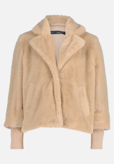 Outdoorjacke mit Plüsch / Vorderseite