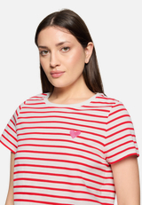 Kurzarm-Shirt mit Rundhalsausschnitt / Detailbild