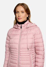Steppjacke leicht mit abnehmbarer Kapuze / Detailbild
