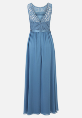 Cocktailkleid mit Spitze / Rückseite