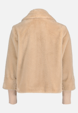 Outdoorjacke mit Plüsch / Rückseite